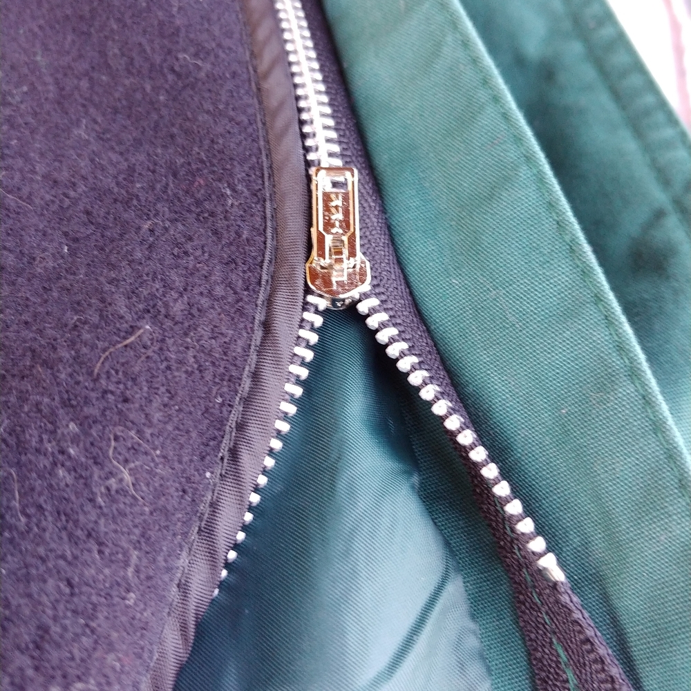 TOWNE BY LONDON FOG | Vintage Teal Trench Coat - Picture 12 of 16